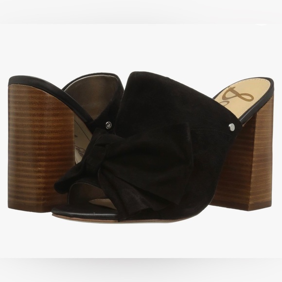 Sam Edelman Yumi Black Suede Mule - Picture 1 of 8